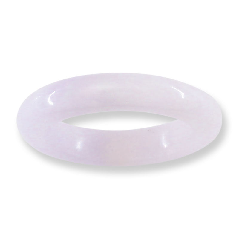 Lavender Jadeite Jade Band Ring Various Finger Sizes| UPC #356320