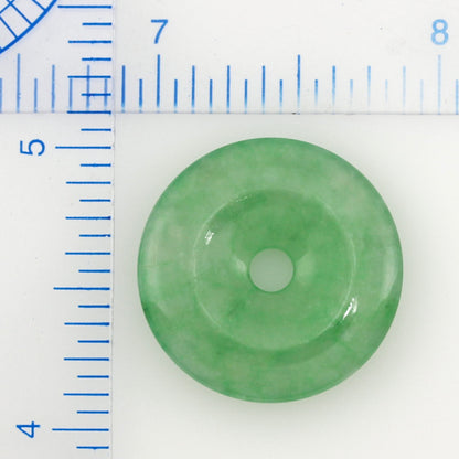 Green Jadeite Jade Loose Pi Disc for Pendant | UPC #095021