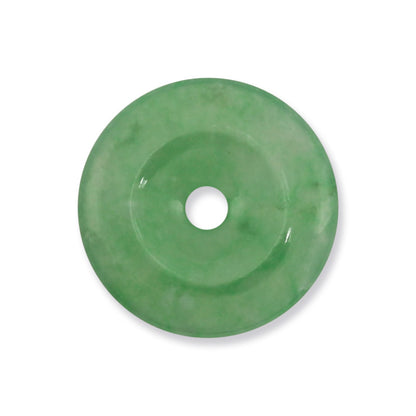 Green Jadeite Jade Loose Pi Disc for Pendant | UPC #095021