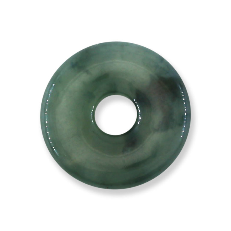 Green Jadeite Jade Loose Pi Disc Pendant | Jade Donut | UPC #265493