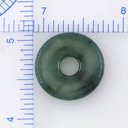 Green Jadeite Jade Loose Pi Disc Pendant | Jade Donut | UPC #265493