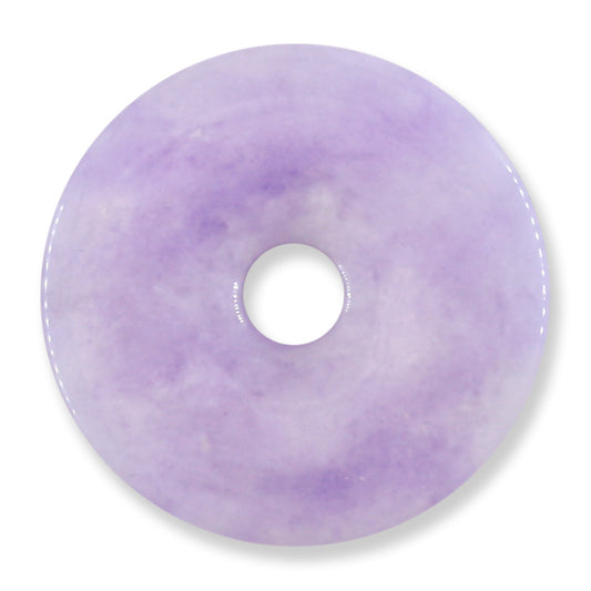 Lavender Jade Loose Disc Pendant  | Jade Donut | UPC #401020