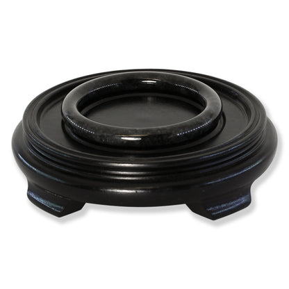 Grey Jadeite Jade Cylindrical Bangle 62.5mm | UPC #320925