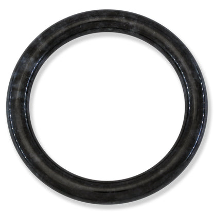 Grey Jadeite Jade Cylindrical Bangle 62.5mm | UPC #320925