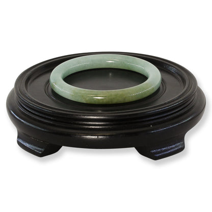 Green Jadeite Jade Cylindrical Bangle 57.0MM | UPC #400344