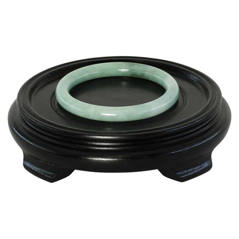 Green Jadeite Jade Cylindrical Bangle 57.6MM | UPC #326545