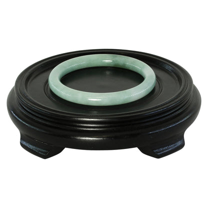 Green Jadeite Jade Cylindrical Bangle 57.6MM | UPC #326545