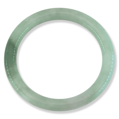 Green Jadeite Jade Cylindrical Bangle 57.6MM | UPC #326545