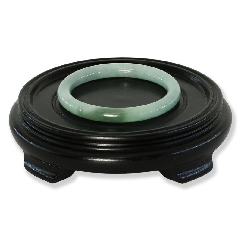 Green Jadeite Jade Cylindrical Bangle 57.6MM | UPC #326545