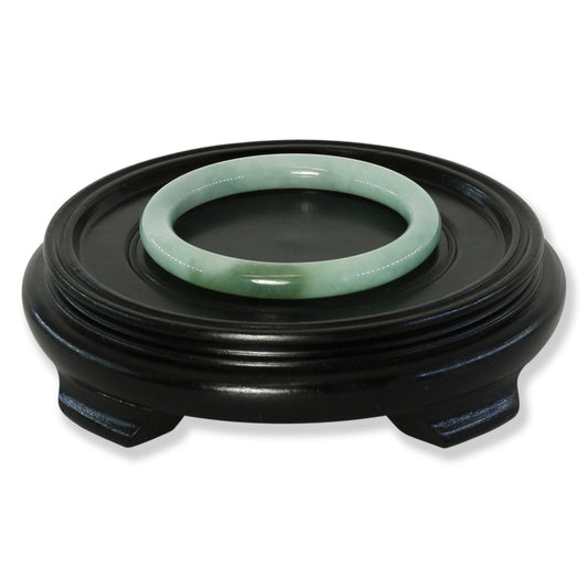 Green Jadeite Jade Cylindrical Bangle 57.6MM | UPC #326545