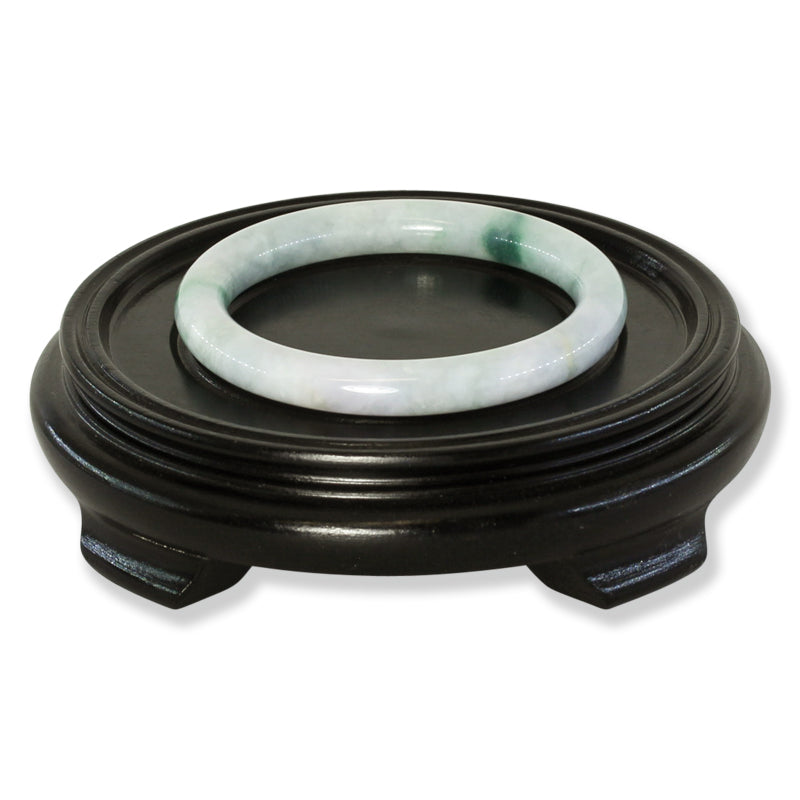 Green Jadeite Jade Cylindrical Bangle 62.6MM | UPC #401709