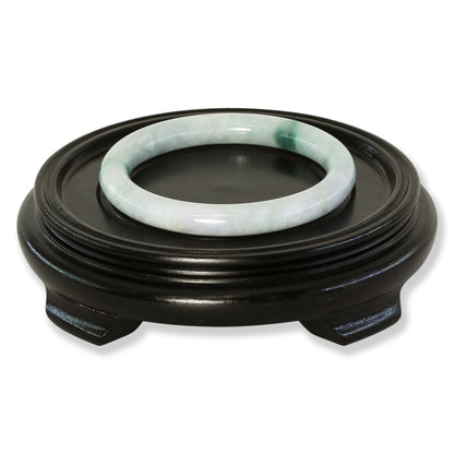 Green Jadeite Jade Cylindrical Bangle 62.6MM | UPC #401709