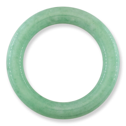 Green Jadeite Jade Cylindrical Bangle 55.8MM | UPC #372542