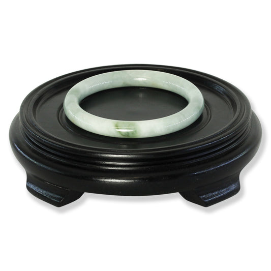 Green Jadeite Jade Cylindrical Bangle 57.6MM | UPC #243729