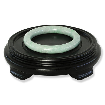 Green Jadeite Jade Cylindrical Bangle 57.8MM | UPC #372597