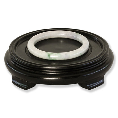 Green Jadeite Jade Cylindrical Bangle 58.6MM | UPC #379008