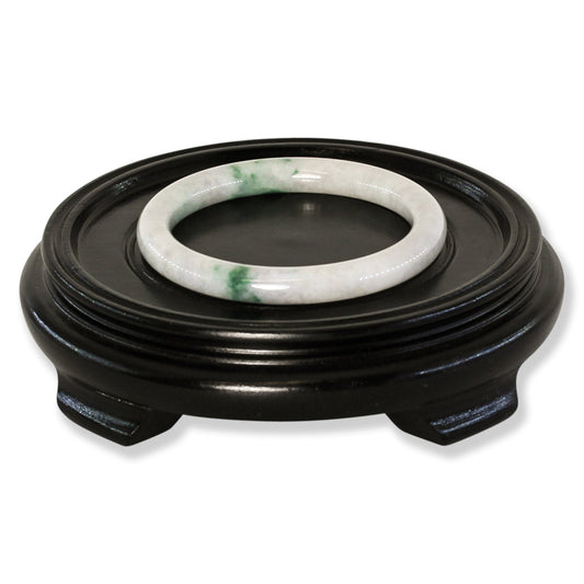 Green Jadeite Jade Cylindrical Bangle 58.6MM | UPC #379008