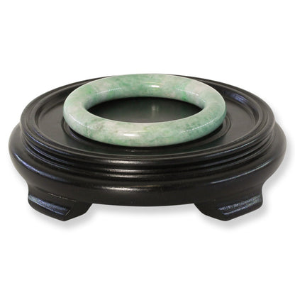Green Jadeite Jade Cylindrical Bangle 56.4MM | UPC #406957