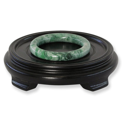 Green Jadeite Jade Cylindrical Bangle 52.0MM | UPC #406933