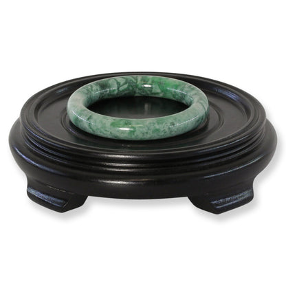 Green Jadeite Jade Cylindrical Bangle 52.0MM | UPC #406933