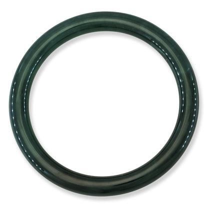 Guatemalan Green Jadeite Jade Cylindrical Bangle 60.7MM | UPC #403345