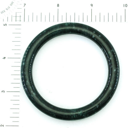 Blue-Green Jadeite Jade Cylindrical Bangle Size 55-56MM | UPC #407190