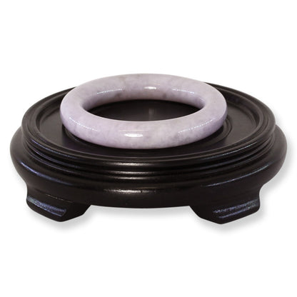 Lavender jadeite Jade Cylindrical Bangle 57.1MM | UPC #030244