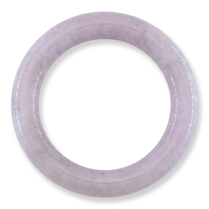 Lavender jadeite Jade Cylindrical Bangle 57.1MM | UPC #030244