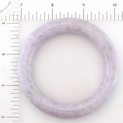 Lavender jadeite Jade Cylindrical Bangle 57.1MM | UPC #030244