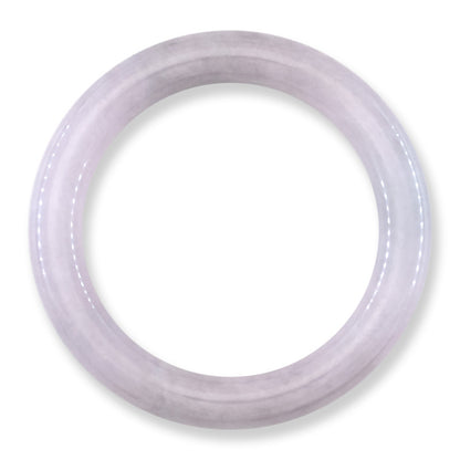 Lavender jadeite Jade Cylindrical Bangle 55.1MM | UPC #087941