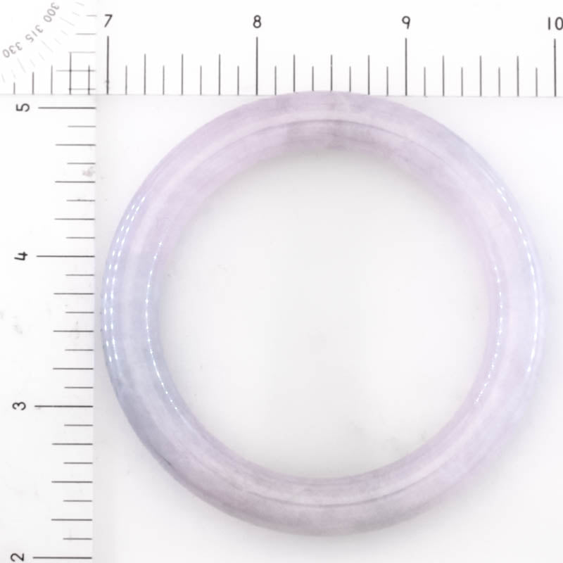Lavender jadeite Jade Cylindrical Bangle 55.1MM | UPC #087941
