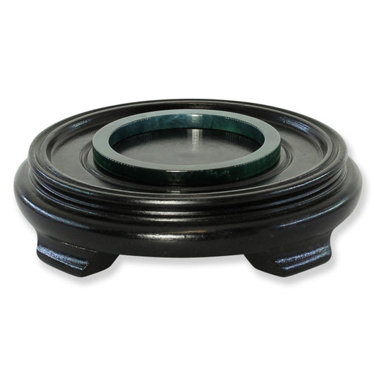 Guatemalan Blue-Green Jadeite Jade Flat Bangle 59.61MM | UPC #403260