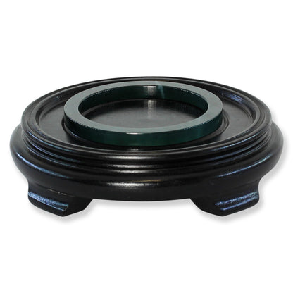 Guatemalan Blue-Green Jadeite Jade Flat Bangle 63.1MM | UPC #403307