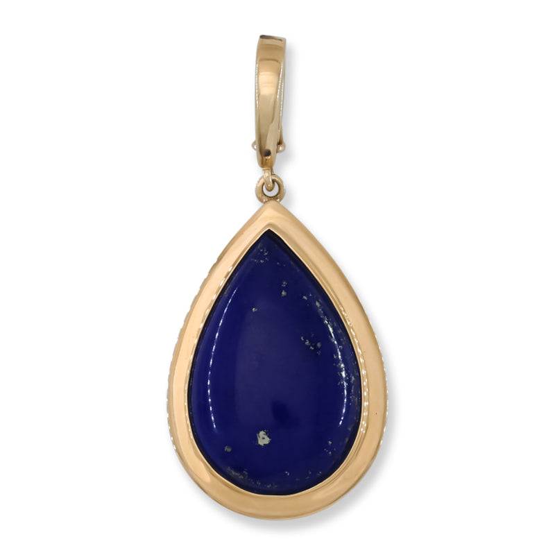 Genuine Lapis Lazuli Pendant with Enhancer Bail | UPC #296770