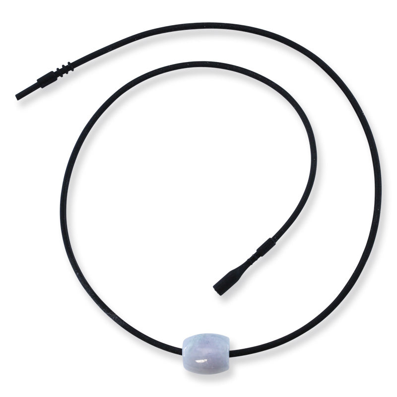 Lavender Jadeite Jade Slide Barrel Necklace | UPC #377387