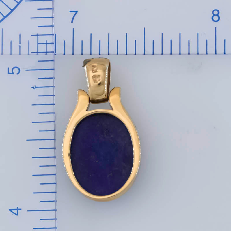 LAPIS 14K YELLOW GOLD  PENDANT UPC #296756