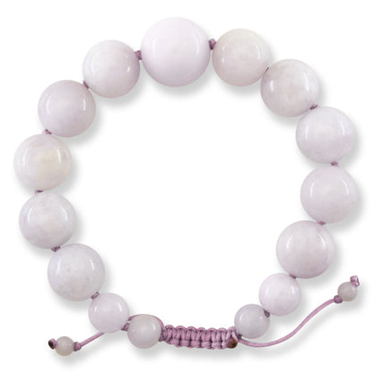 Lavender Jadeite Jade Adjustable Bead Bracelet | UPC #409118
