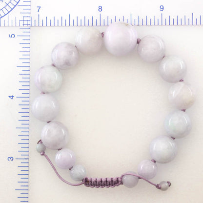 Lavender Jadeite Jade Adjustable Bead Bracelet | UPC #409118