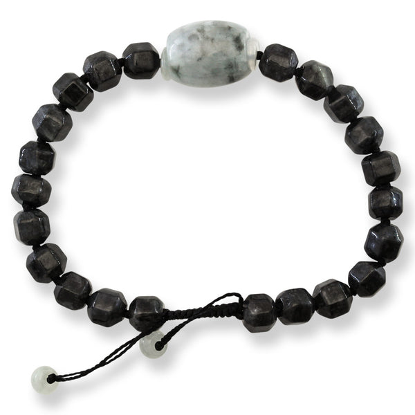 Grey Jadeite Jade Bracelet for Men – Mason-Kay Inc.