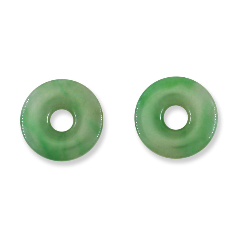 GREEN JADEITE JADE LOOSE PAIR PI DISC UPC #397453