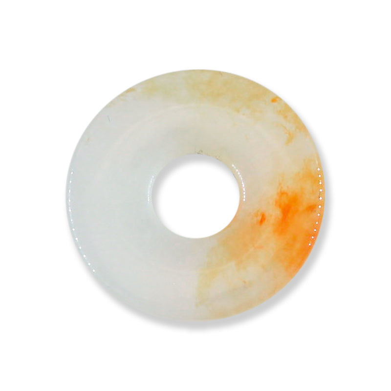 Red Ice Jadeite Jade Loose Pair Pi Discs Jade Jewelry