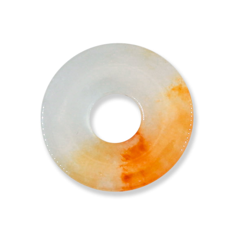 Red Ice Jadeite Jade Loose Pair Pi Discs Jade Jewelry