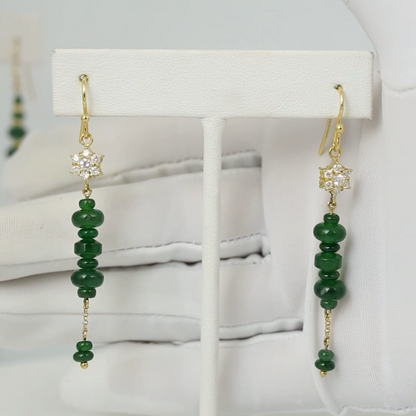 Blue Green Guatemalan Jadeite Jade jewelry for women mason-kay