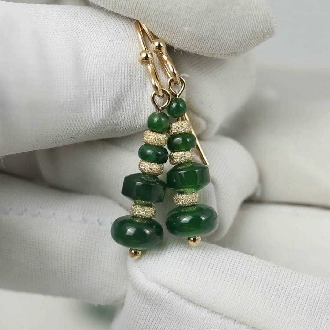 Blue Green Guatemalan Jadeite Jade jewelry for women mason-kay
