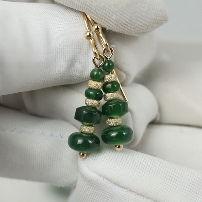 Blue Green Guatemalan Jadeite Jade jewelry for women mason-kay