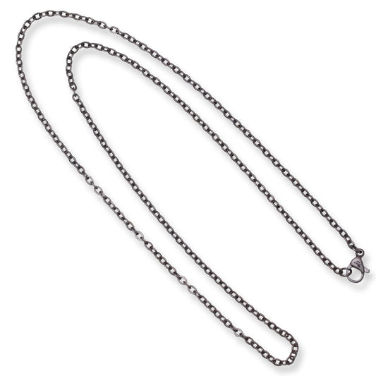 24 Inch Oxidized Steel Chain