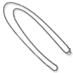 20 INCH OXIDIZED STEEL CHAIN UPC# 000120