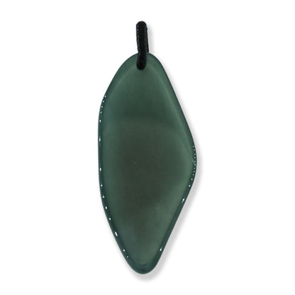 Blue Green Jadeite Jade Freeform Pendant | Guatemalan Jade | UPC #400917