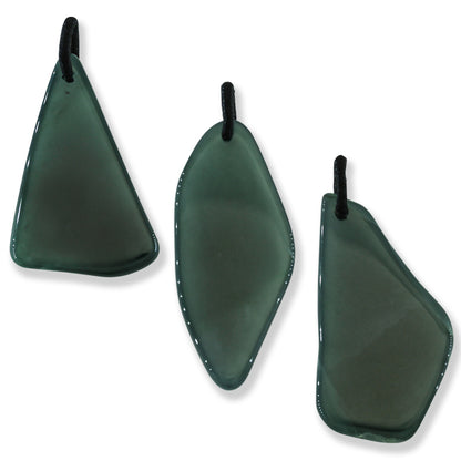 Blue Green Jadeite Jade Freeform Pendant | Guatemalan Jade | UPC #400917