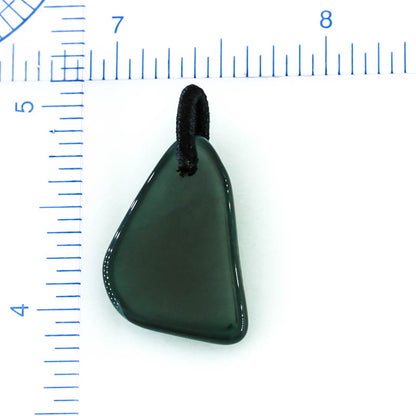 Blue Green Jadeite Jade Freeform Pendant | Guatemalan Jade | UPC #400948